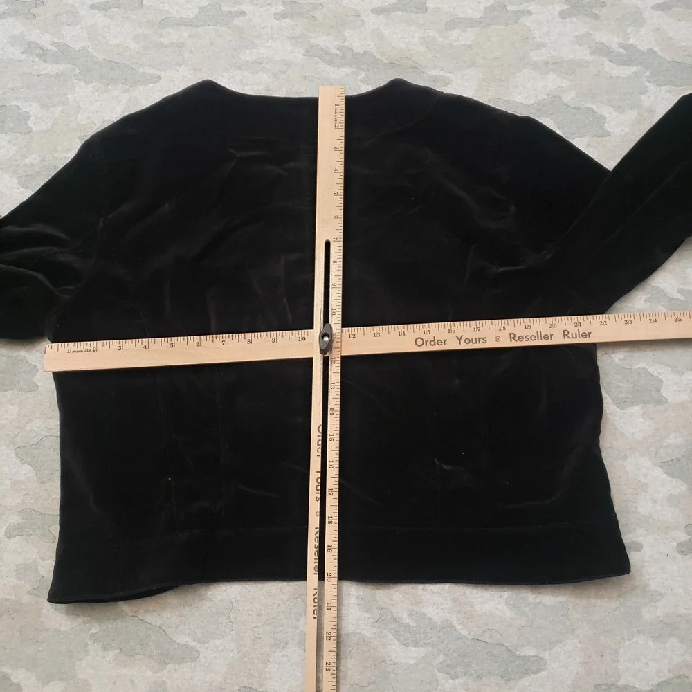 Chico's Cardigan Womens 3‎ Black Open Front Long Sleeve